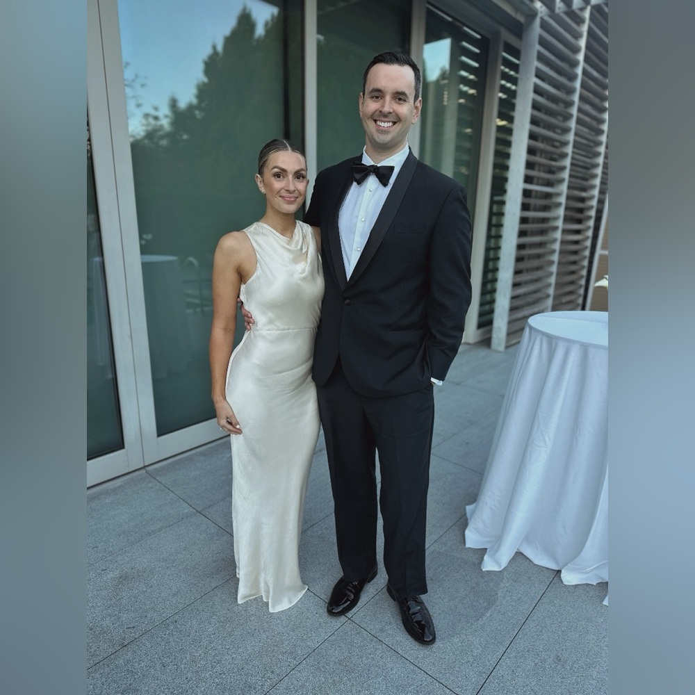 La Lune High Neck Maxi Dress - Cream